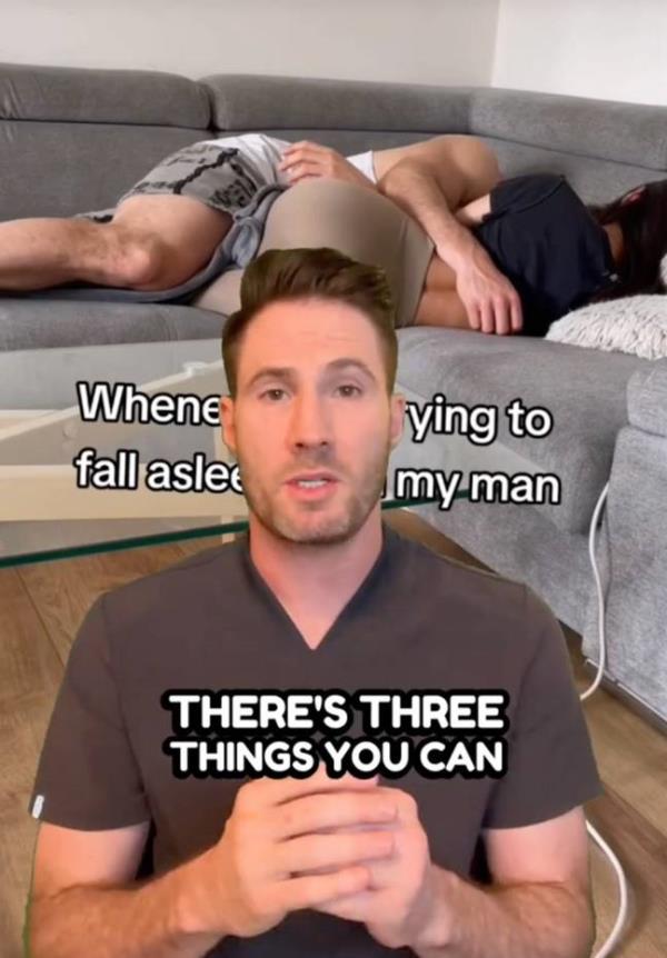 Dr Joe shared tips on how to try and prevent the body jerks from happening. Credit: TikTok/@drjoe_md