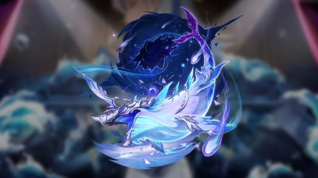 Custom image of the All-Devouring Narwhal, with the Masquerade Of The Guilty Screen in the background.