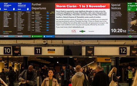 South West England may see 80mm of rain