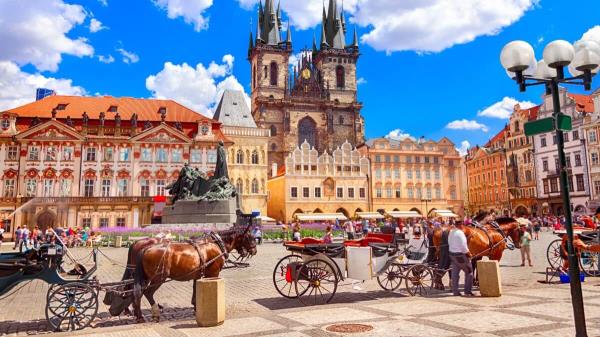 Old Town Square in Prague, Czechia