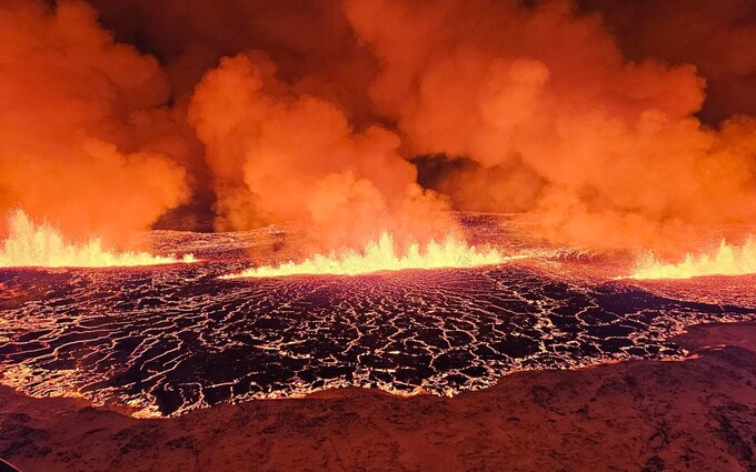 An eruption has started north of Grindavík