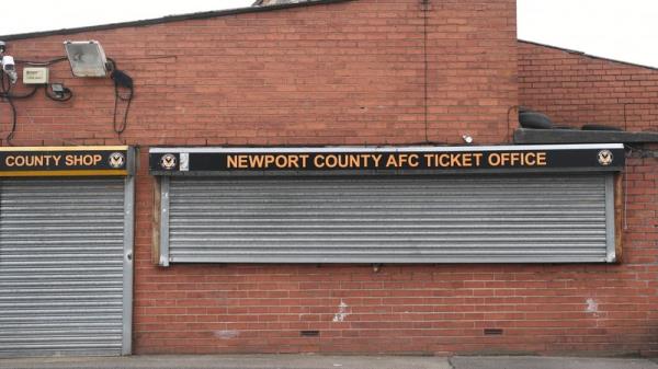 The ticket office at Rodney Parade