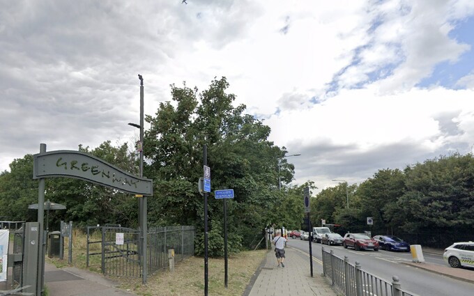 A newborn baby was found in a shopping bag at the junction of Greenway and High Street South