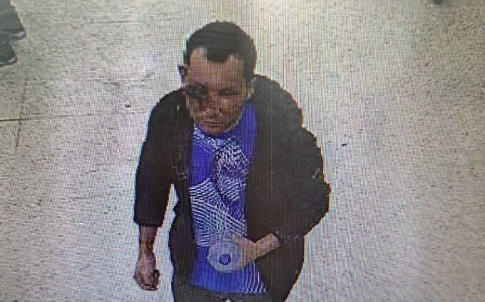 Abdul Shokoor Ezedi, the suspect in the Clapham alkaline substance attack