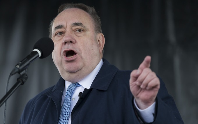 Mr Salmond accused First Minister Humza Yousaf, of havin<em></em>g 'given up the ghost on presenting a coherent independence strategy'