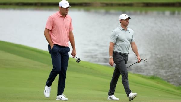 Scottie Scheffler and Rory McIlroy