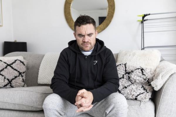 Matt Syron, 32, who was blinded after he was attacked with a glass on a night out is calling for a law to be changed, pictured at a family home in Leeds, West Yorks, Feb 8 2024. Release date ? February 11 2024. See SWNS story SWLNglass. A dad-of-two blinded in an unprovoked attack on a night out has called for glass bottles and drinks co<em></em>ntainers to be banned in bars after 9pm. Matthew Syron, 32, was glassed by stranger Gareth Dean, 37, during a night out in Revolucin de Cuba in Leeds, West Yorks,. with a group of friends. He was rushed to hospital after the attack on Boxing Day, wher<em></em>e he had surgery on his eyes that has meant he's been able to regain some sight in his right eye. Matthew, originally from Leeds, moved to Wollo<em></em>ngong in Australia in 2012, wher<em></em>e the law there is that they stop serving glasses and bottles from 9pm.