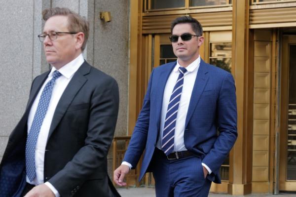 Ryan Salame leaving court