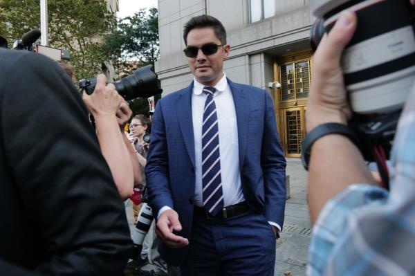 Ryan Salame leaving court