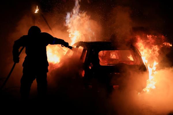 Several schools, police stations, town halls and stores have been targeted by fires or vandalism in recent days but such a perso<em></em>nal attack on a mayor’s home is unusual.