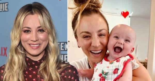 Kaley and baby