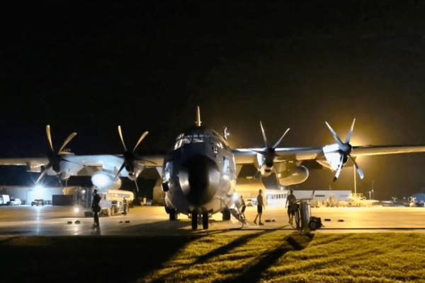 The Hurricane Hunters flew into the eye of Franklin on Saturday.