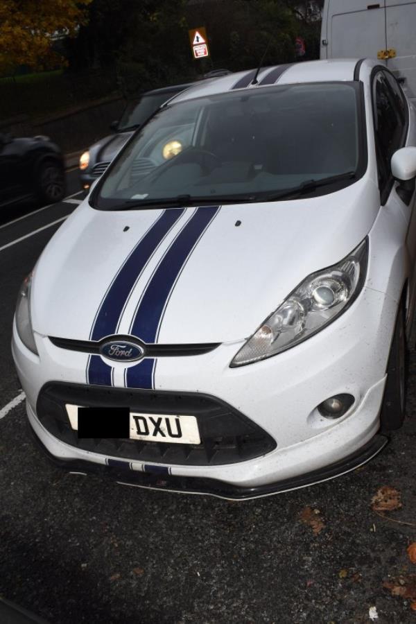 Police are asking anyone who saw this car in the area to come forward (Picture: Hertfordshire Police)