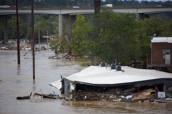 Heavy rains from hurricane Helene caused record flooding and damage 