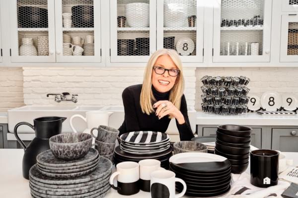 Diane Keaton featured in the ALEXA Calendar for August 16, in collaboration with Hudson Grace, photography by Ruven Afanador