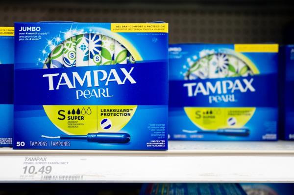 Co<em></em>nsumer goods such as tampons and other hygiene products are more expensive now compared to previous years.