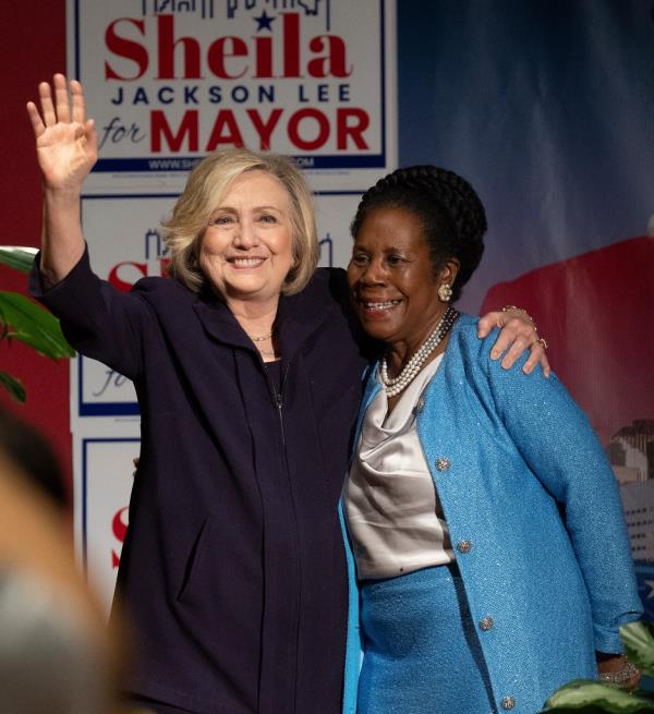 Hillary Clinton, Rep. Sheila Jackson