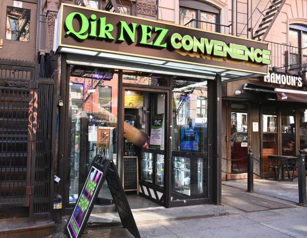 Exterior of Qik Nez Co<em></em>nvenience shop