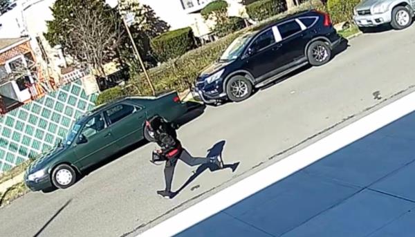 On Sunday, April 7, 2024, at approximately 8:20 am, in front of 84-35 152 Street an unidentified individual punched a 68-year-old female in the face, causing her to fall down a flight of stairs and then forcibly removing her purse co<em></em>ntaining $300 in US currency, cell-phone credit card and car keys