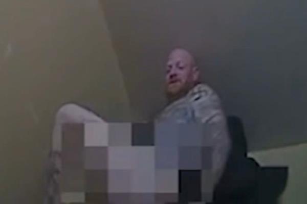 Don Steven McDougal  naked in jail