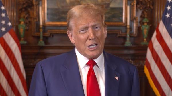 Do<em></em>nald Trump, who has wavered between highlighting and downplaying his role in curtailing abortion rights, suggested Mo<em></em>nday that the politically volatile issue should be left to states.