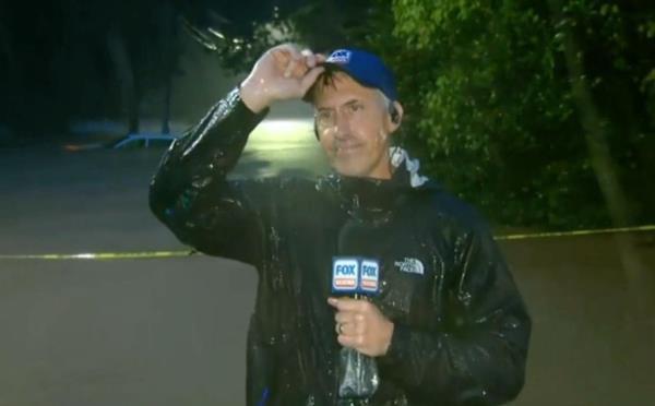 FOX Weather Meteorologist Bob Van Dillen rescued a during Hurricane Helene in Atlanta. 