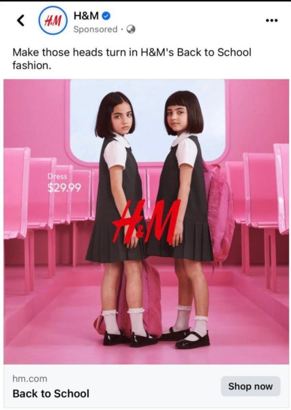 H&M said it removed the ad (seen above) after backlash.