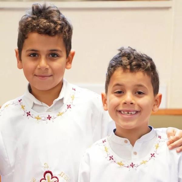Mark, left, and Jacob Iskander