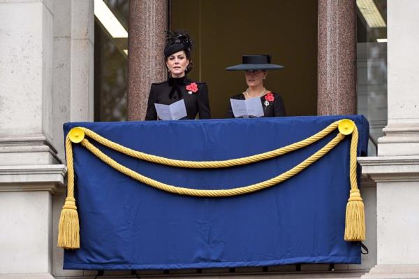 Service Of Remembrance at The Cenotaph in London, England.