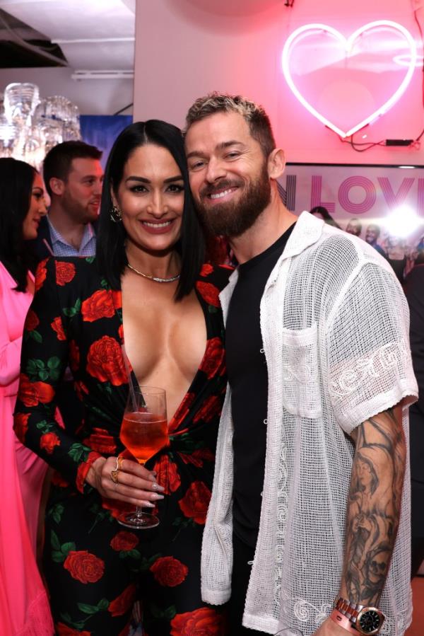 Nikki Bella and Artem Chigvintsev attend 