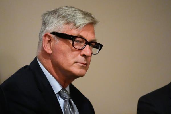 Alec Baldwin, 66, pictured in court in New Mexico this month.