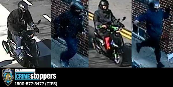 A moped-riding pair ripped off a bag holding more than $150,000 in jewelry – including a diamond-studded chain and a pricey watch — from a man in Queens late last month, cops said. 