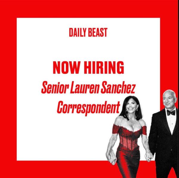 Announcement for the Senior Lauren Sanchez Correspo<em></em>ndent position.
