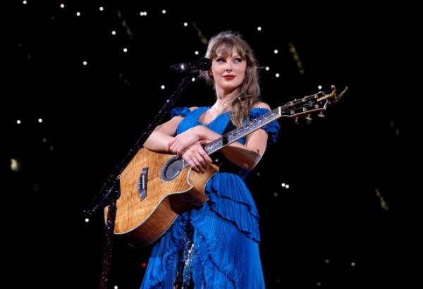 Taylor announced that 1989, Taylor’s Version would be released in October (Picture: Getty)