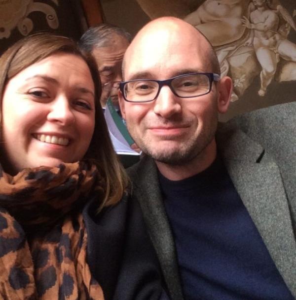 On one of her first dates with Sam in 2016 (Picture: Supplied)