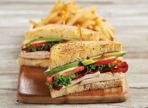 bjs brewhouse club sandwich