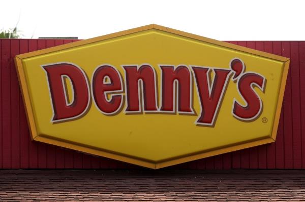 Denny's logo sign on a restaurant.