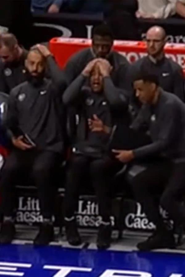 Pistons coaches couldn't believe the turnover that Isaiah Stewart and Killian Hayes committed Friday.