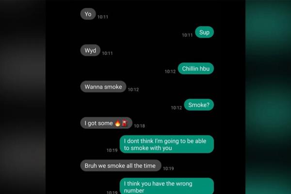 A Gulfport, Mississippi, police officer was texted by the wrong person a<em></em>bout getting together to 