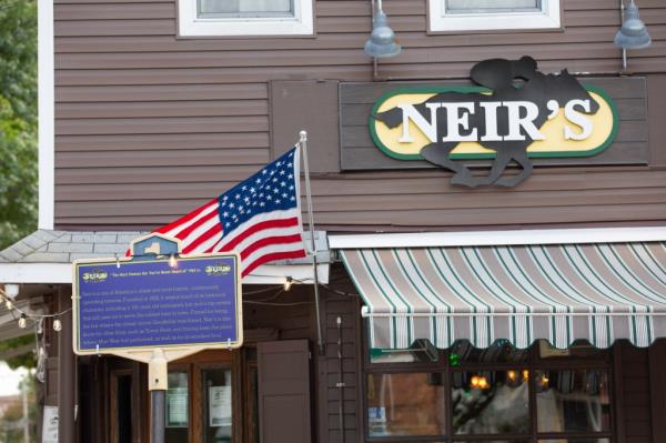 Outside view of Neir's Tavern.