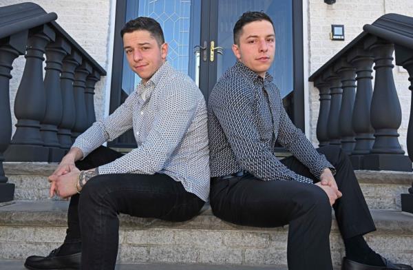 Jojo (left) and Nicky (right) Scarlotta, 25. The State Island twins have wracked up millions of views on social media