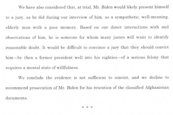 Special Counsel Robert Hur's report 