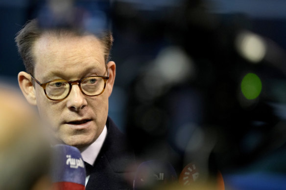 Sweden’s Foreign Minister Tobias Billstrom.