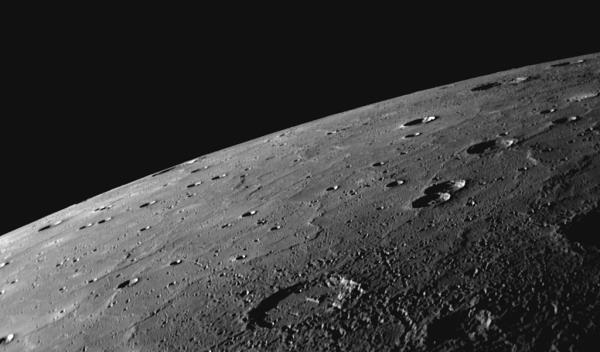 In this image released by NASA September 29, 2009, shows a newly acquired image of Mercury by the Messenger spacecraft during its third fly-by. 