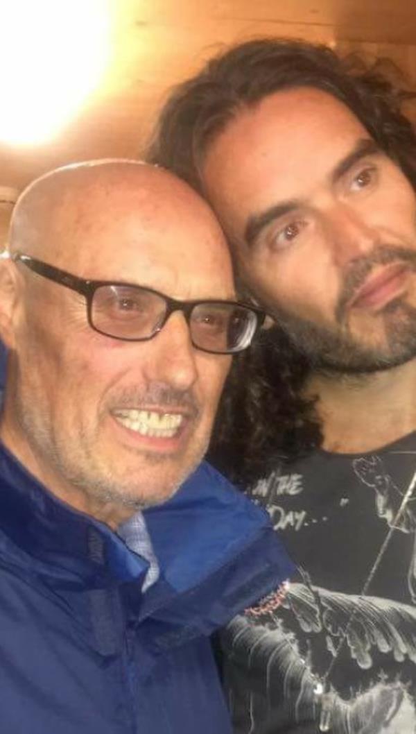 Russell Brand with father Ron