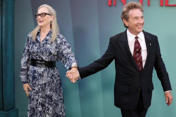 Meryl Streep and Martin Short at the 