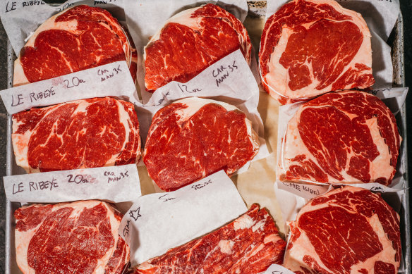 Rib-eye steak “is viscerally and primitively satisfying to me,” said Dr. Shawn Baker, who was instrumental in the o<em></em>nline rise of so-called “meatfluencers”.
