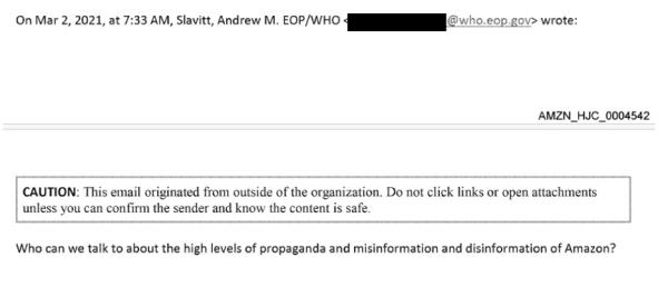 White House email