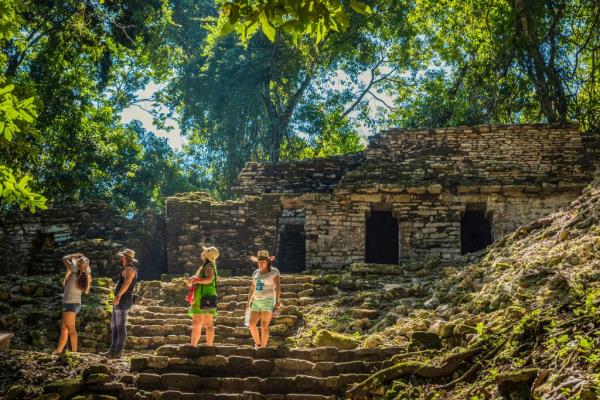 Tour guides told the publication that gunmen often line the road to major Mayan sites famous for its murals. 