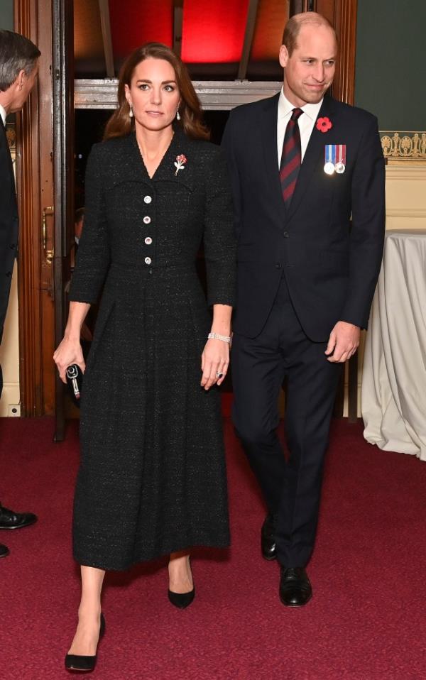 Members of the Royal Family attend the annual Royal British Legion Festival of Remembrance at the Royal Albert Hall, London, UK, on the 13th November 2021.</p>

<p>　　